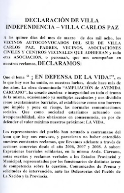 DECLARACION